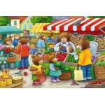 12 pc Ravensburger Puzzle - Let's Go Shopping 2x12pc 12 pc Ravensburger Puzzle - Let's Go Shopping 2x12pc